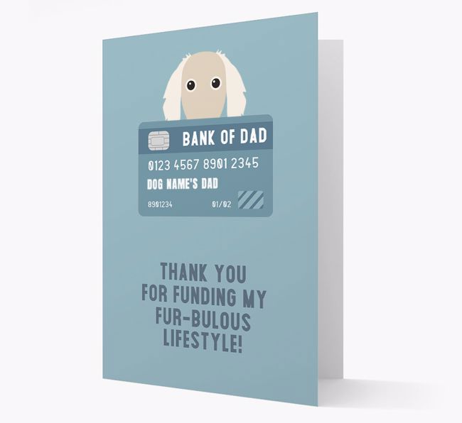 'Bank of Dad' - Personalised {breedFullName} Card